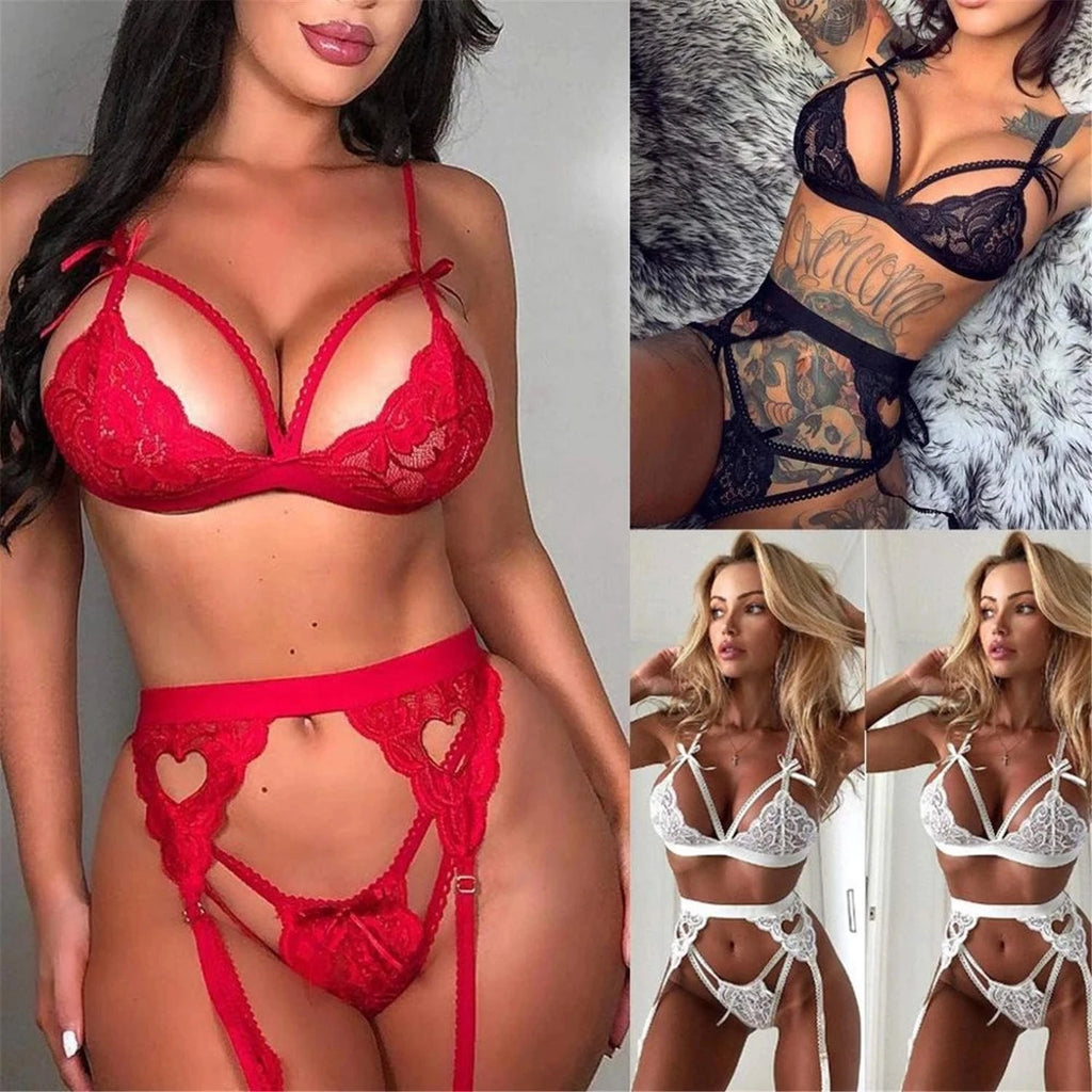Conjunto de Lencería Premium White Angel