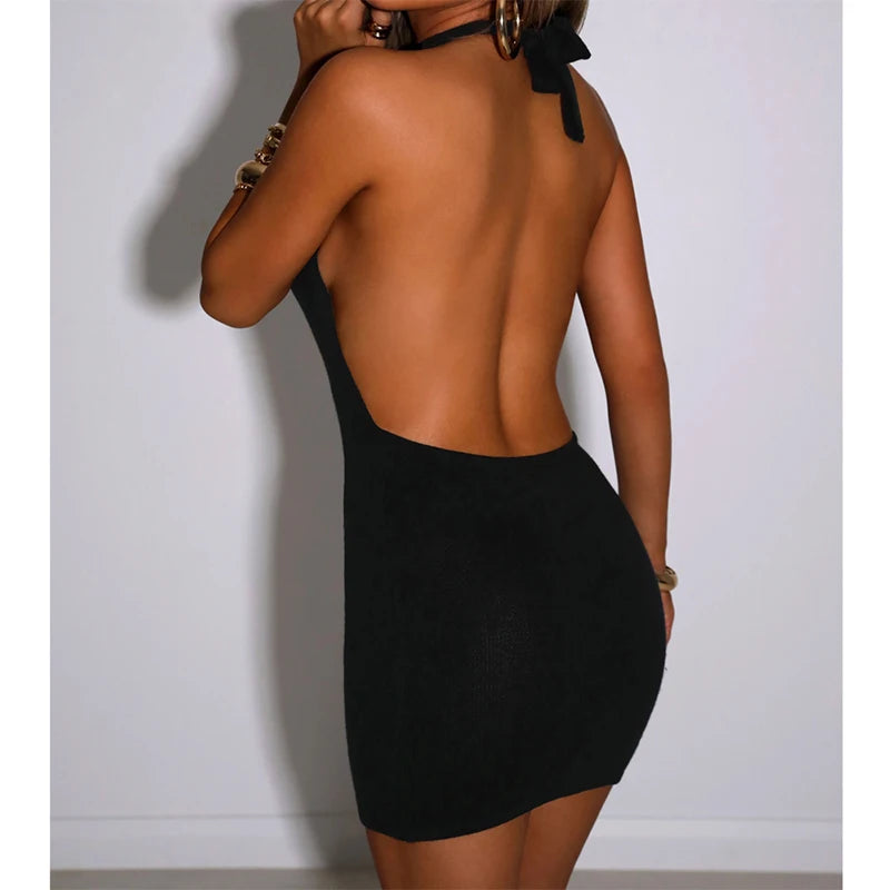 Vestido Sensual Backless – Espalda Descubierta