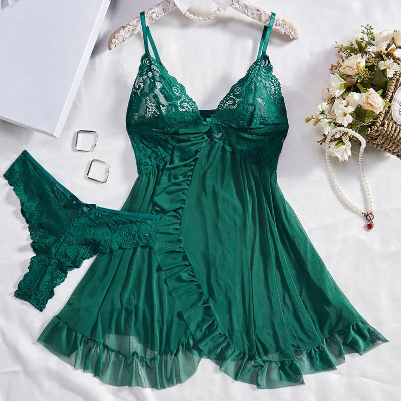 Babydoll Encaje Romance Nocturno