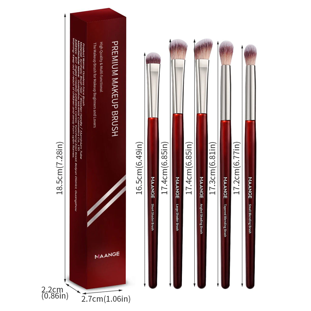 MAANGE 5PCS Eye Shadow Makeup Brush Set