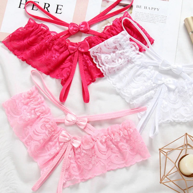 Panty Encaje Sweet Ribbon
