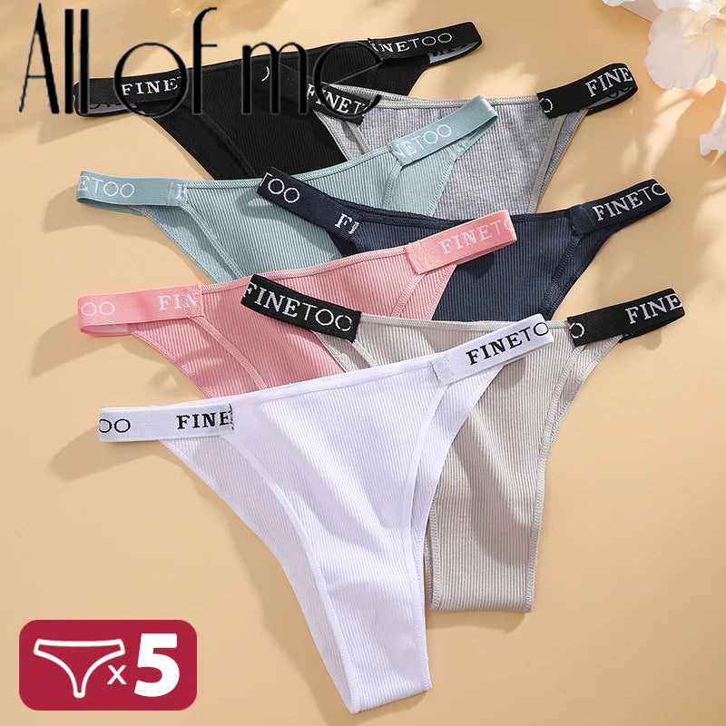 Pack 5 Tangas Comfort Fit para Mujer