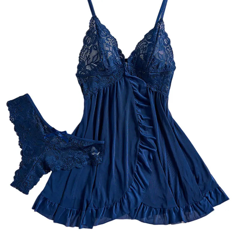 Babydoll Encaje Romance Nocturno