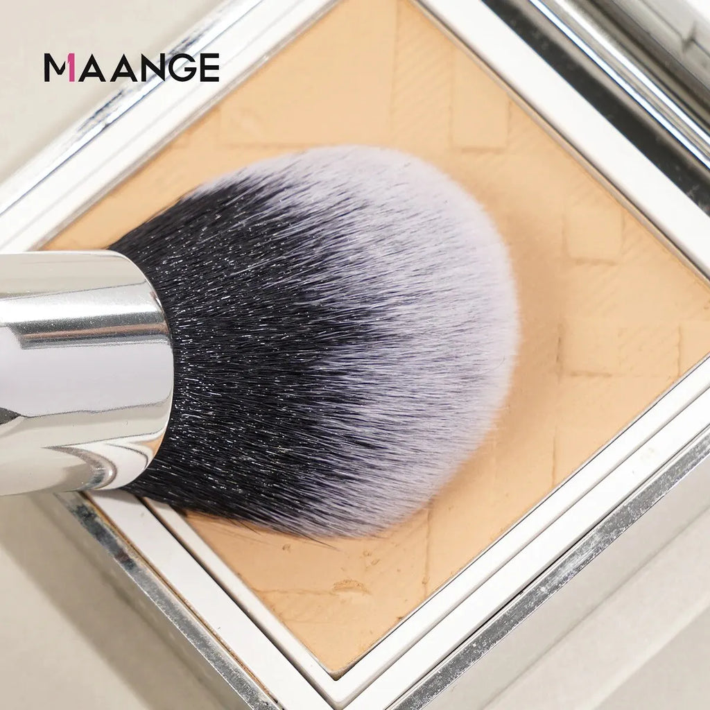 4Pcs Makeup Brushes with Case Foundation Concealer Powder