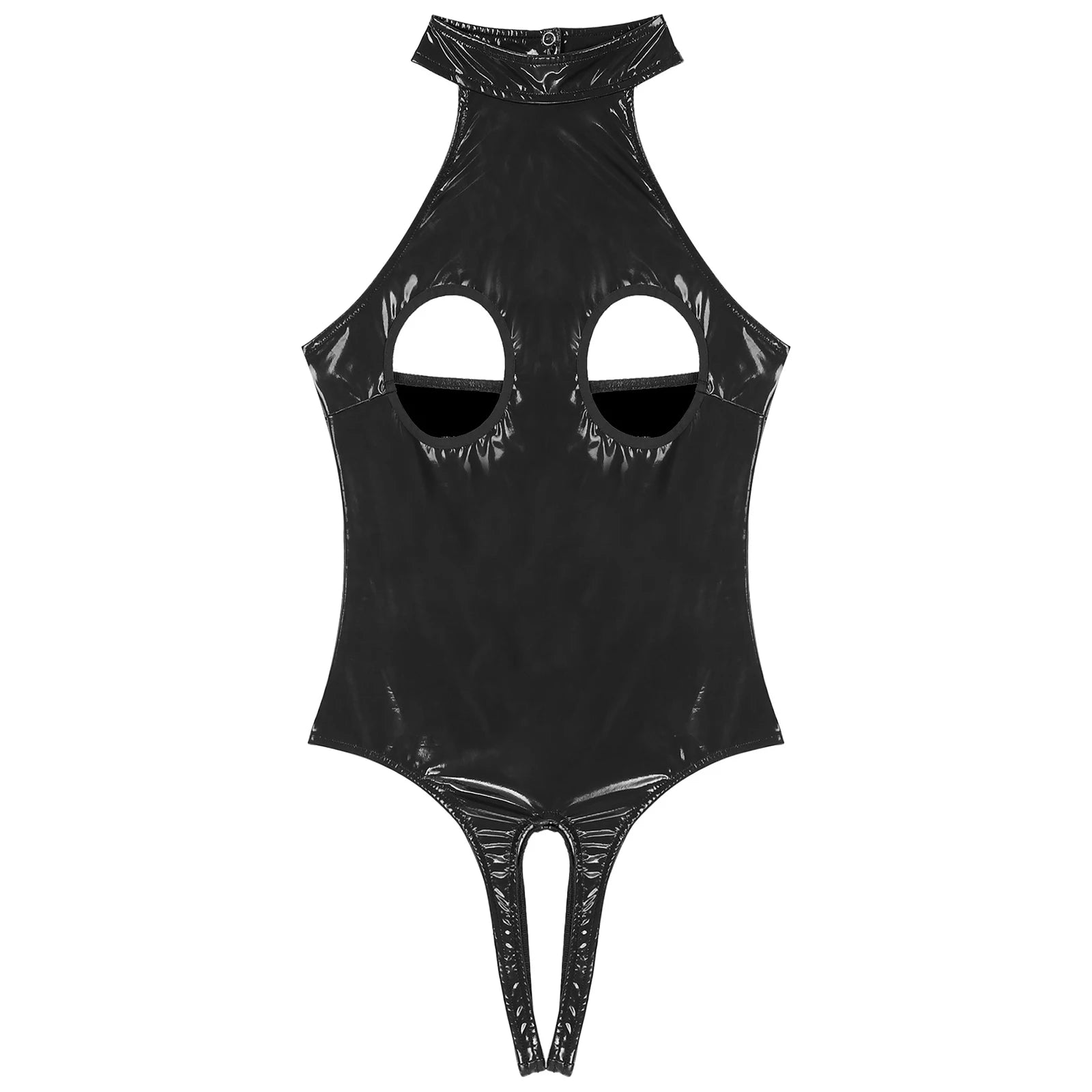 Body Sensual Efecto Cuero Rojo para Mujer