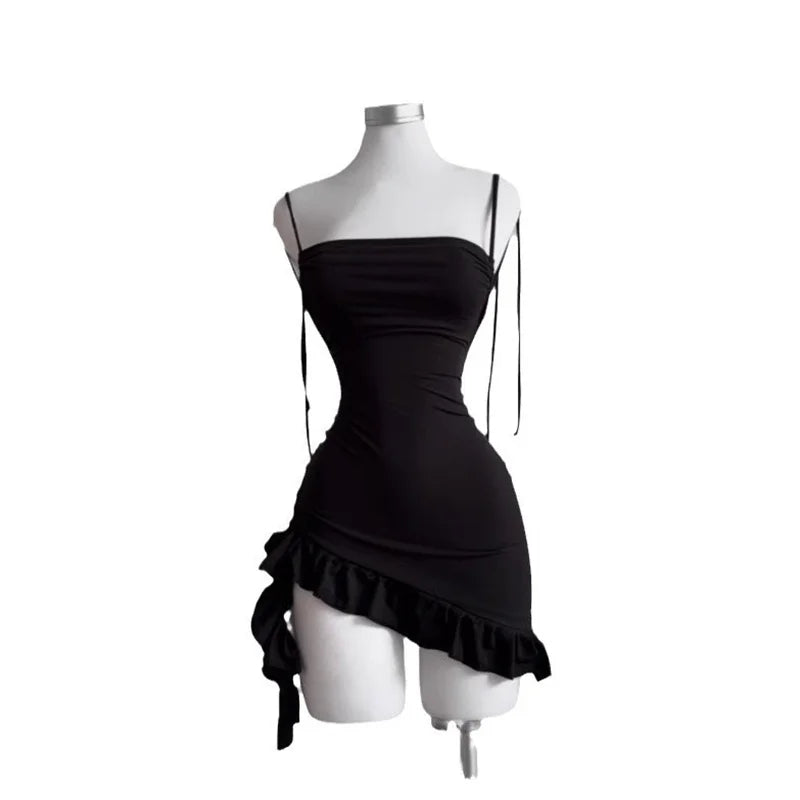Vestido Mini Elegance Backless Noir