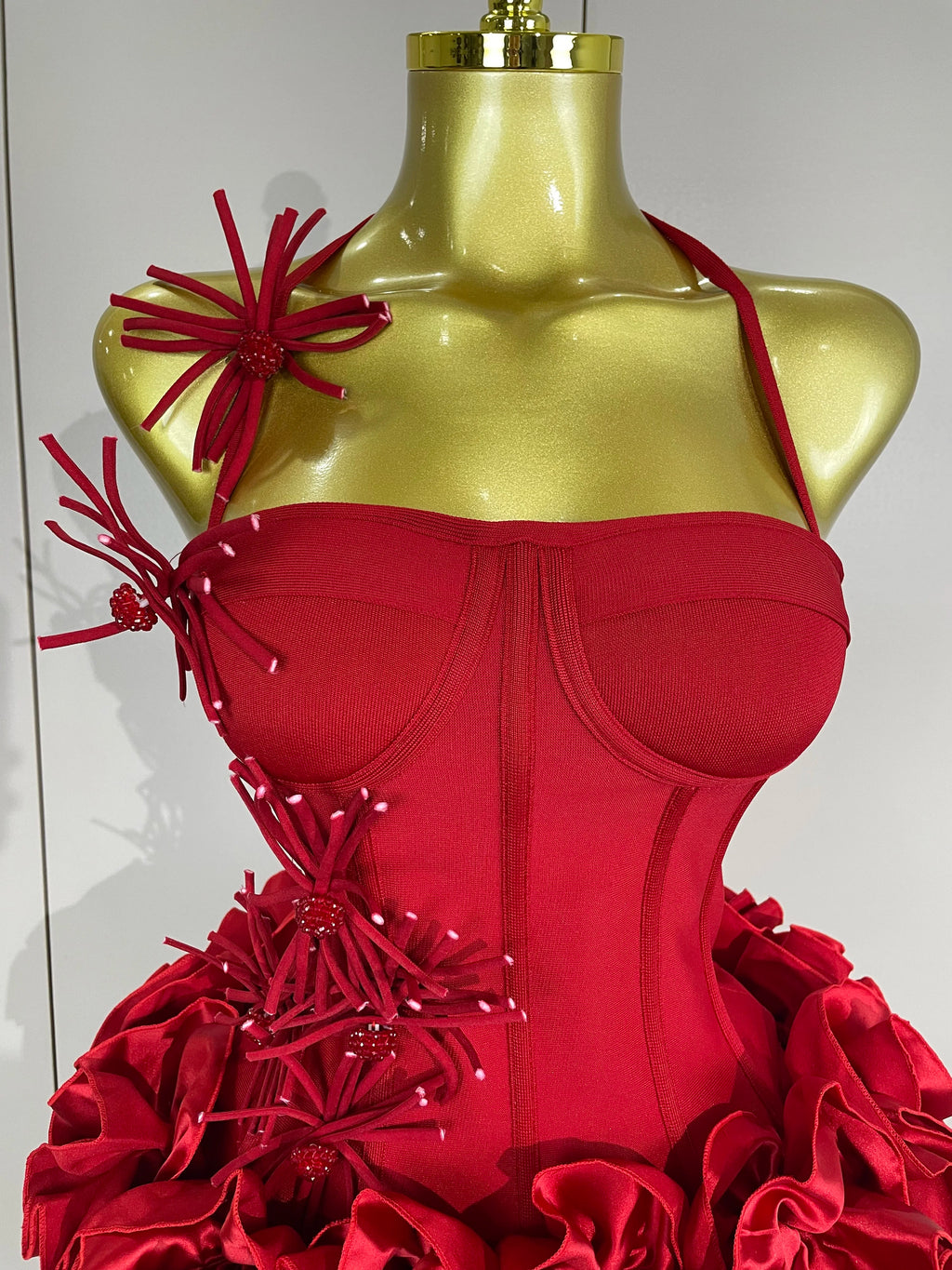Women Sexy Halter Prom Gown Celebrity Club Two Piece
