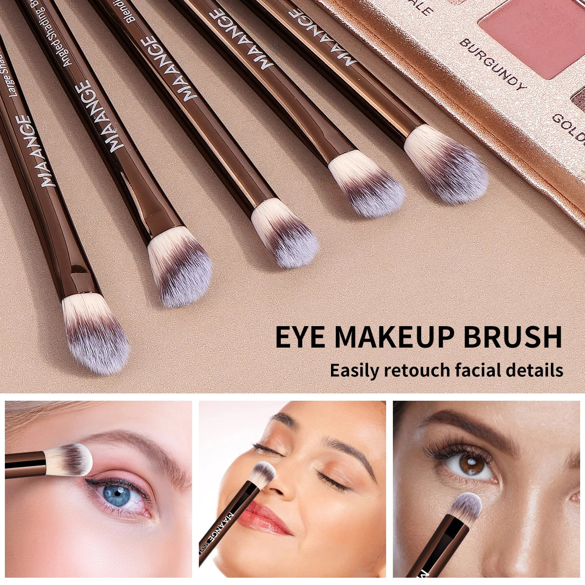 20pcs/set Pro Makeup Brushes Double Ended Foundation