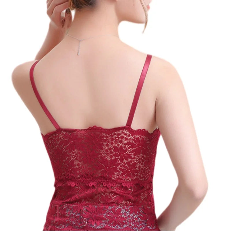 Lace Bra Top Women's Floral