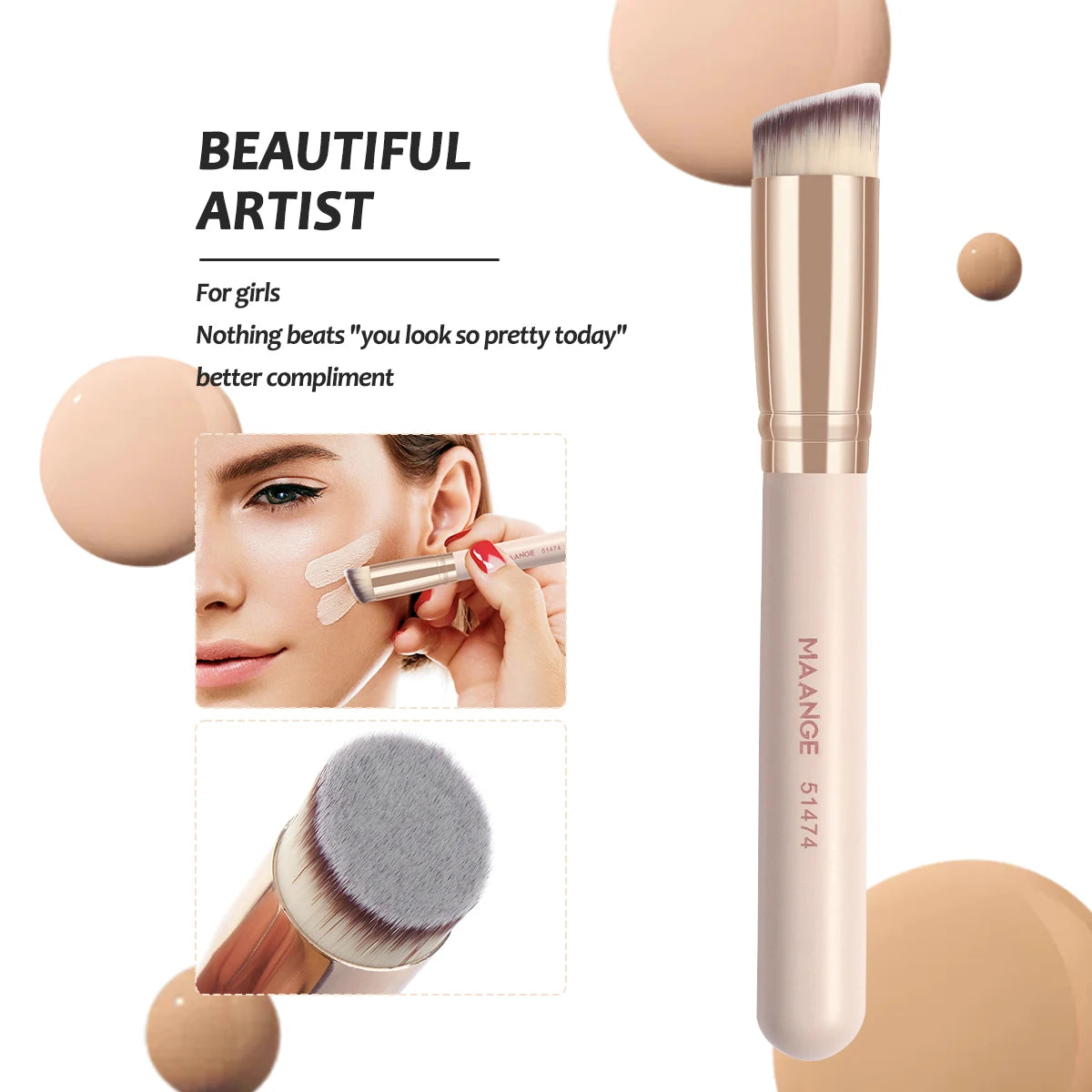 MAANGE 7pcs/set Makeup Brushe