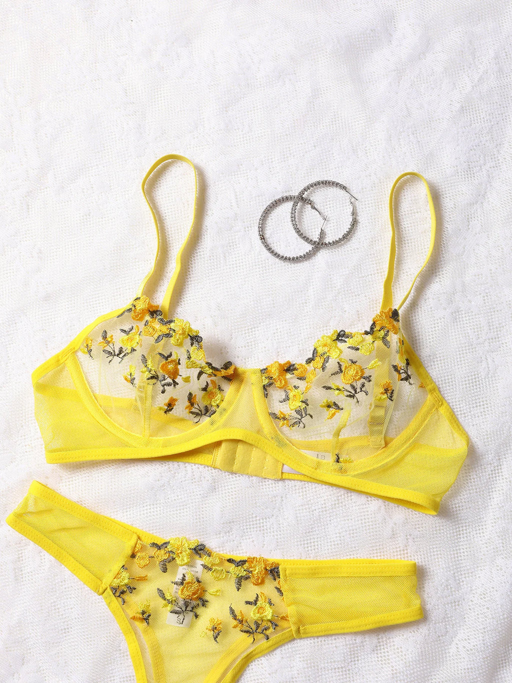 Conjunto de Lencería Floral Luxe