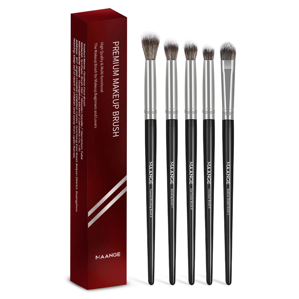 Set Profesional de 5 Brochas para Maquillaje MAANGE