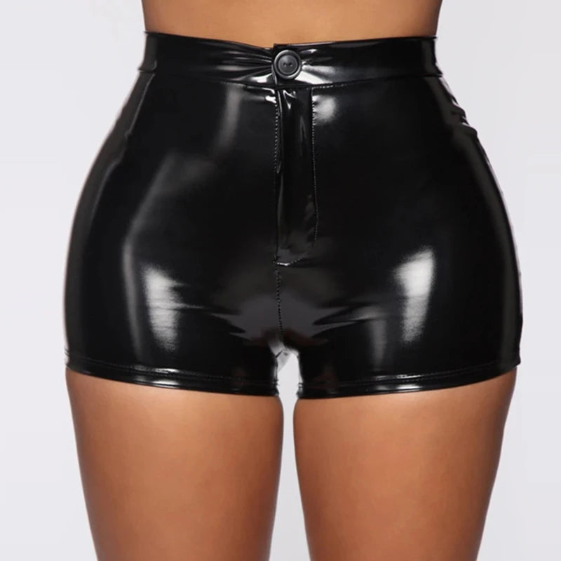 Short Premium Leather Look Midnight Shine